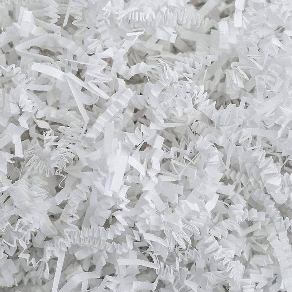 10lb box of white crinkle paper